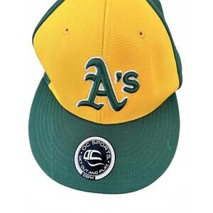Oakland A’s MLB Green Yellow Hat OSFM